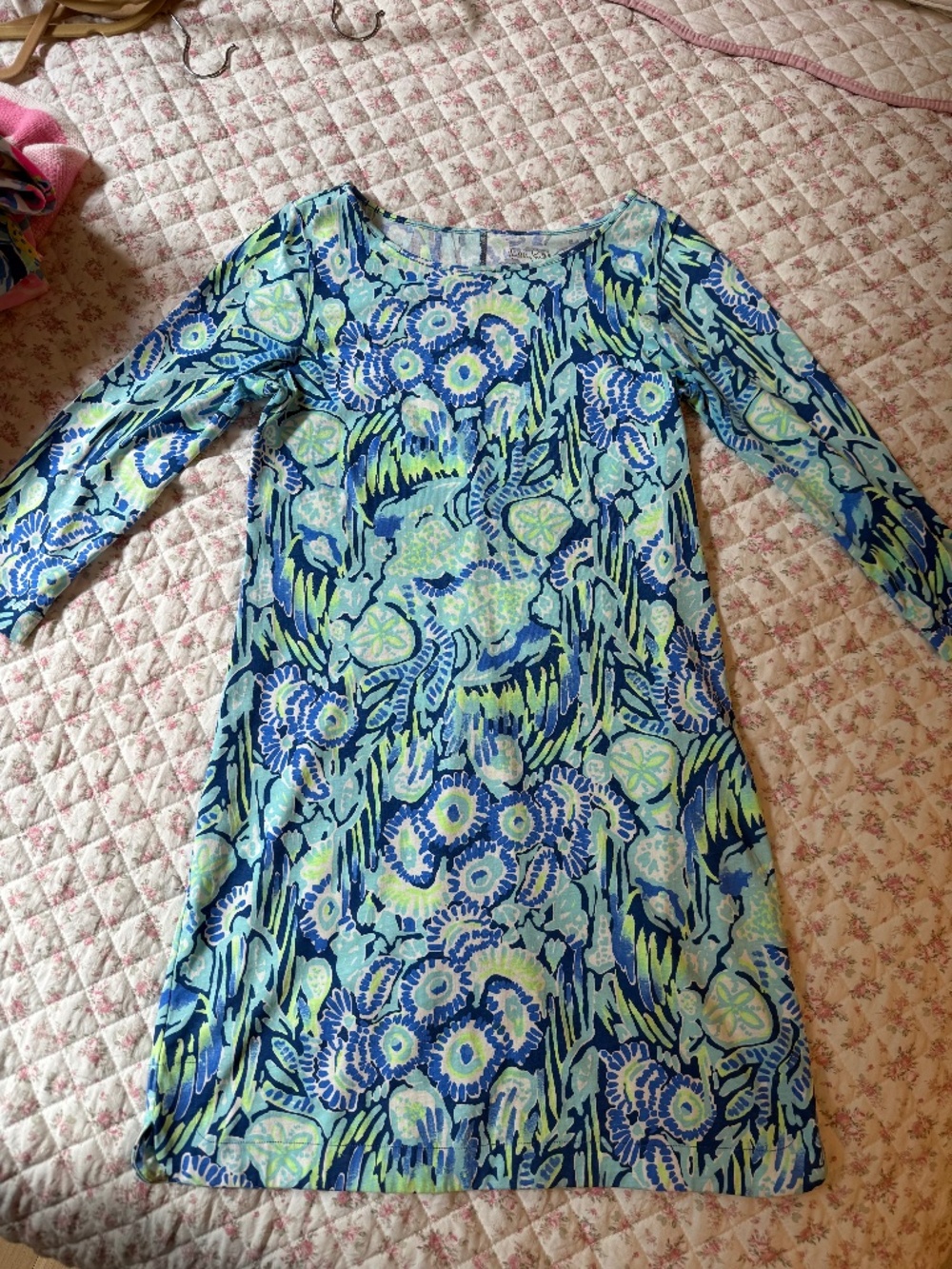 Lilly Pulitzer 3/4 sleeve dress